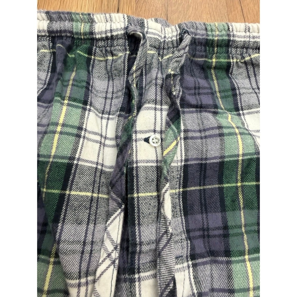 Disney Store Plaid Pajama Pants Green Blue Cotton‎ Lounge Sleep Size XL - Picture 6 of 8